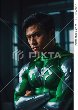 Hero Green Portrait 128852853