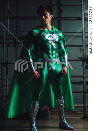 Hero Green Portrait 128852854
