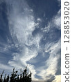 Clouds floating in the summer sky 128853020