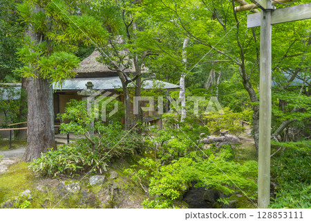 奈良的風景園林依水園後花園 128853111