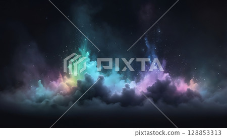 Subtle Color Shifts Over Dark Canvas Subtle Color Shifts Over Dark Canvas 128853313