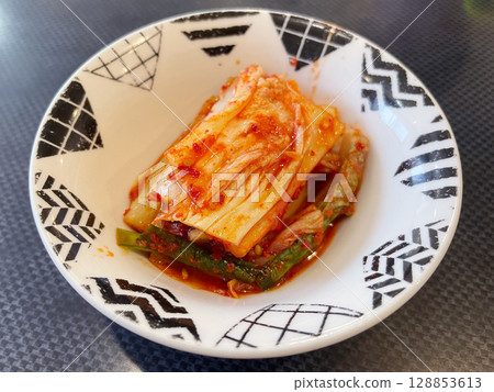 Napa cabbage kimchi, authentic fermented pickles (baechu kimchi) Napa cabbage kimchi, authentic fermented pickles (baechu kimchi) 128853613