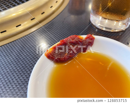 Yakiniku sauce and gochujang 128853715