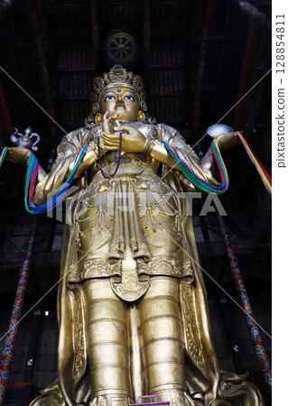 烏蘭巴托甘丹寺佛像，藏傳佛教 128854811