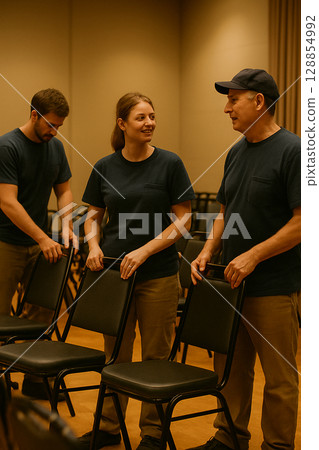 小組主席、研討會工作人員的合作組織Mizonichi合作展覽，當前小組精神 128854992