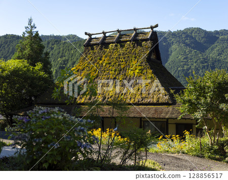 Miyama Kayabuki-no-Sato, home to traditional thatched-roof houses 128856517