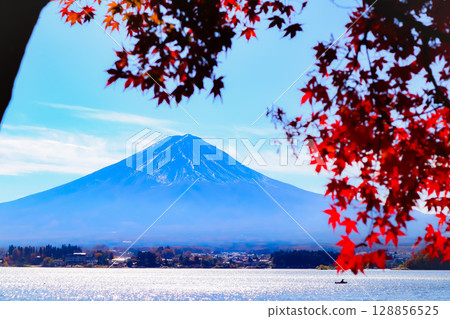  Fuji and Mt. Fuji 128856525