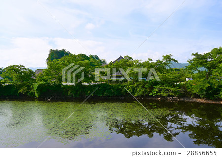Sasayama Castle Ruins, South-east Corner Stone Wall, North Outer Moat, Tanba Sasayama City 128856655