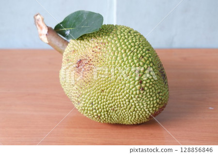 Tropical Fruit jackfruit in Natural Light 128856846