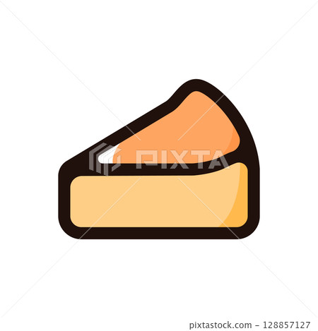 起司蛋糕插圖圖示(蛋糕,糖果,食物菜單材料) 起司蛋糕插圖圖示(蛋糕,糖果,食物菜單材料) 128857127