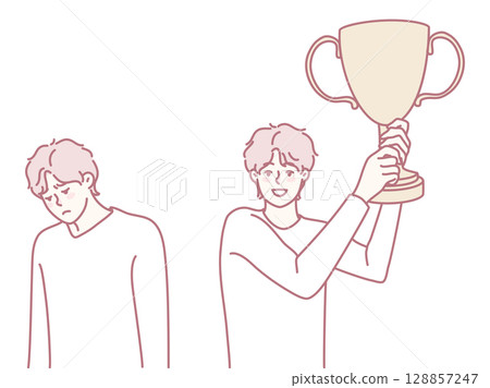 An Emotional Journey Transitioning from Disappointment to Achieving Victory and Success An Emotional Journey Transitioning from Disappointment to Achieving Victory and Success 128857247