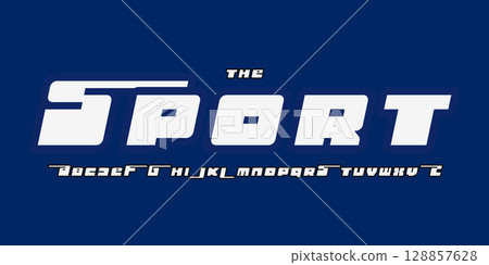 Retro racing alphabet, heavy tilted letters, bold sport font for vintage game logo, dynamic headline, automotive typography, cyber typographic design. Vector typeset Retro racing alphabet, heavy tilted letters, bold sport font for vintage game logo, dynamic headline, automotive typography, cyber typographic design. Vector typeset 128857628