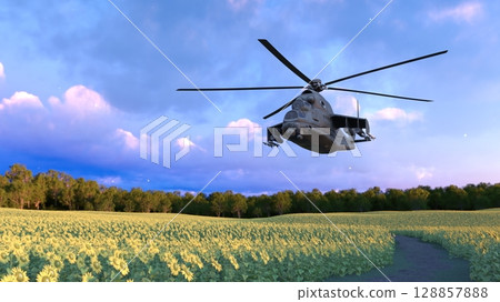 直升機 128857888