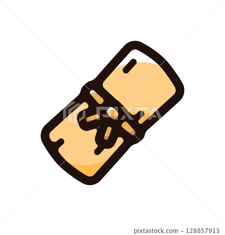 玉米粉蒸肉插圖圖示（南美洲、糖果、食物菜單材料） 128857913