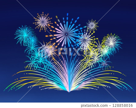 Colorful fireworks 1/5 128858016