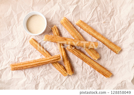 Churros on paper 128858049