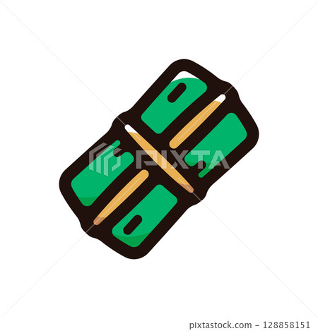 Pamonha 插圖圖示(巴西、糖果、食物菜單素材) Pamonha 插圖圖示(巴西、糖果、食物菜單素材) 128858151