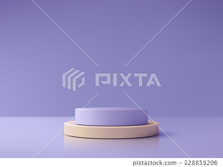 podium mockup product display minimal 3d scene with lavender and beige cylindrical stand on soft background for elegant showcase template modern branding design podium mockup product display minimal 3d scene with lavender and beige cylindrical stand on soft background for elegant showcase template modern branding design 128858206