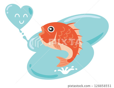 如果魚在正確的地方,水就在正確的地方(諺語插圖) 如果魚在正確的地方,水就在正確的地方(諺語插圖) 128858551