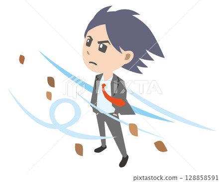 Tomorrow's wind will blow tomorrow (Proverb illustration) Tomorrow's wind will blow tomorrow (Proverb illustration) 128858591
