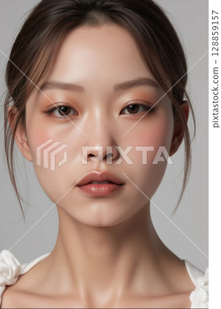 Half-up women 128859157