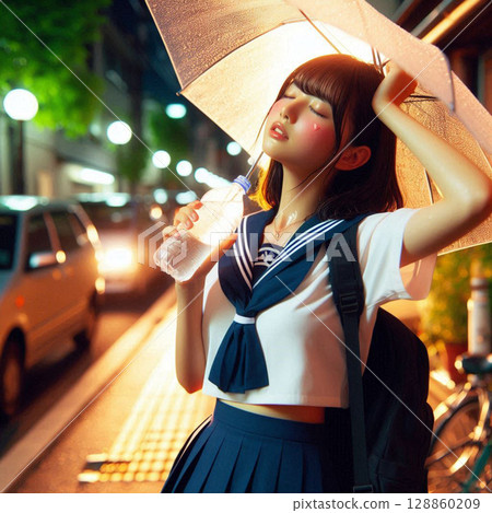 淋浴與女高中生① 淋浴與女高中生① 128860209