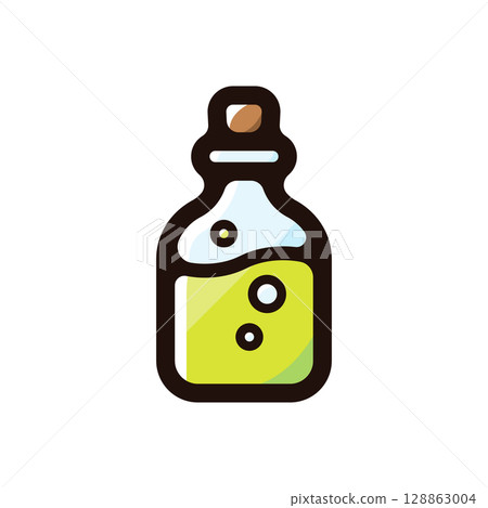 毒藥，毒藥插圖圖示（萬聖節，促銷，裝飾材料） 128863004