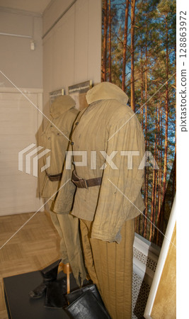 Soviet soldier uniform of world war two Soviet soldier uniform of world war two 128863972