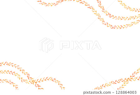 飄落的落葉框架 128864003