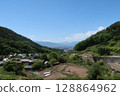 View of the Kamisekisuiji village and the Kofu Basin 128864962