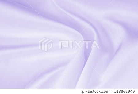 Smooth elegant lilac silk or satin texture as wedding background. Luxurious background design 128865949