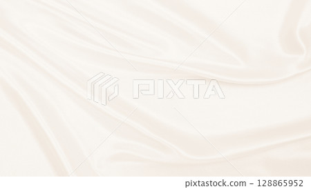 Smooth elegant golden silk or satin luxury cloth texture as wedding background. Luxurious background design. In Sepia toned. Retro style 128865952
