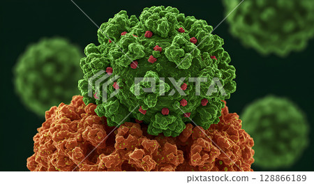 bacteria cells in the science 128866189