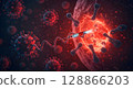 blood cells in the vein 128866203