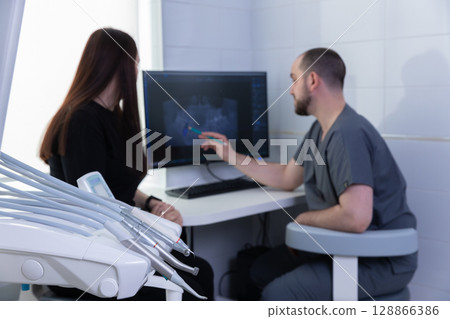 A Dental Consultation: Understanding X-Ray Results with a Dentist Guide for Better Oral Health Awareness and Patient Communication in Modern Dentistry Practices A Dental Consultation: Understanding X-Ray Results with a Dentist Guide for Better Oral Health Awareness and Patient Communication in Modern Dentistry Practices 128866386