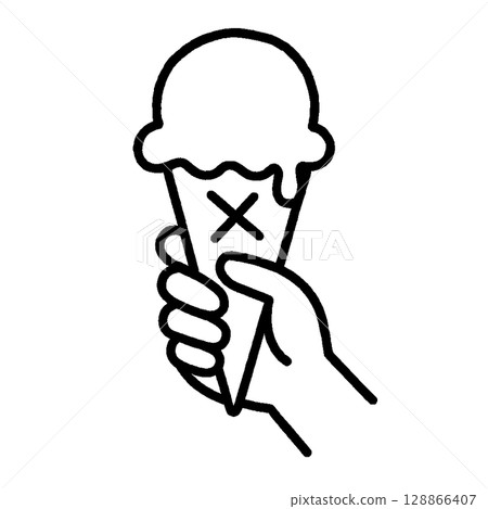 吃冰淇淋 128866407