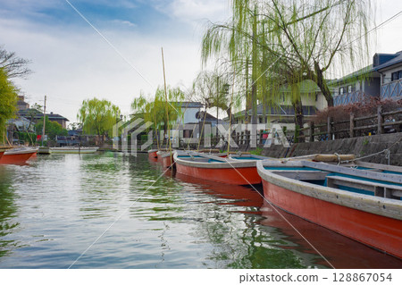 Down stream of Yanagawa Down stream of Yanagawa 128867054