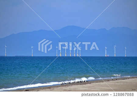 Offshore wind turbines 128867088