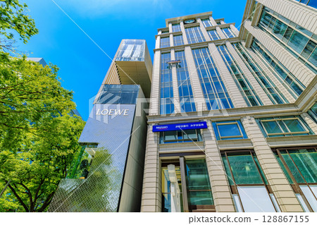 青木表參道大廈,東京港區北青山的城市景觀 青木表參道大廈,東京港區北青山的城市景觀 128867155