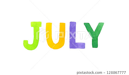 七月的彩色手寫信件 七月的彩色手寫信件 128867777