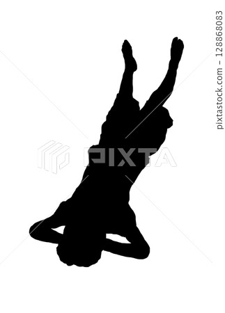 躺著的人的輪廓 128868083