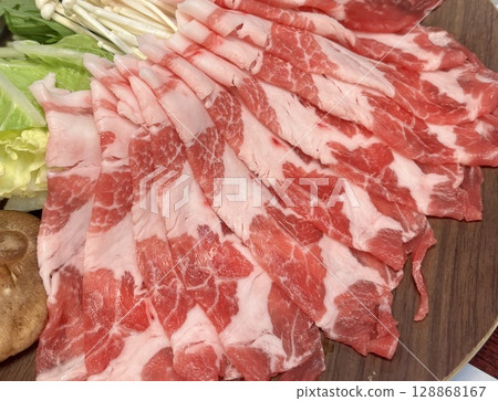 Black pork shabu-shabu Black pork shabu-shabu 128868167