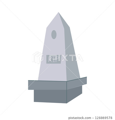 A cute obelisk gravestone illustration, perfect for Halloween designs, spooky decorations, and themed projects. Fun and whimsical cemetery element ideal for posters, cards, and digital artwork. A cute obelisk gravestone illustration, perfect for Halloween designs, spooky decorations, and themed projects. Fun and whimsical cemetery element ideal for posters, cards, and digital artwork. 128869578