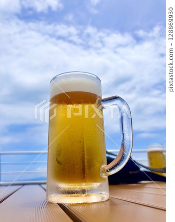 Beer after bath 128869930
