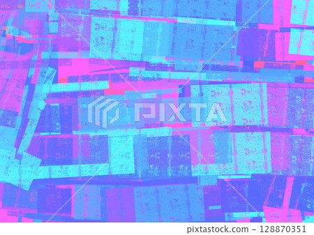 藍色抽象筆觸 藍色抽象筆觸 128870351