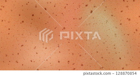 Rusty metal sheet with dots and noise texture as a seamless bg 128870854