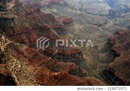 Aerial View Grand Canyon Arizona Aerial View Grand Canyon Arizona 128871071