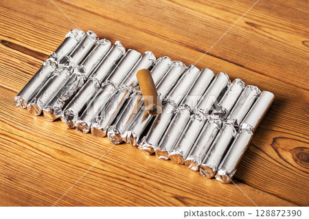 Rectal propolis suppository for eliminating edema and microbes in urology during the treatment of prostatitis, close-up Rectal propolis suppository for eliminating edema and microbes in urology during the treatment of prostatitis, close-up 128872390