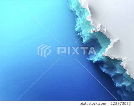 Abstract beach illustration background 128873083