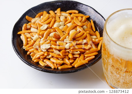 Persimmon seeds and beer Persimmon seeds and beer 128873412
